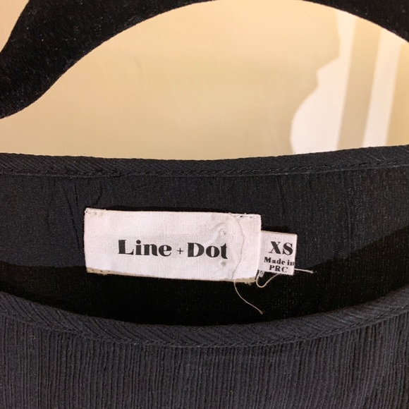 Anthropologie Line & Dot Ruffle Mini Dress - Picture 3 of 4